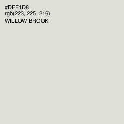 #DFE1D8 - Willow Brook Color Image